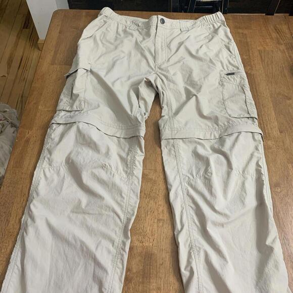 Columbia Other - Columbia Omni Shade Mens 36x32 Convertible Nylon Cargo Pants Hiking Gorpcore​